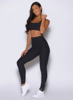 Snap Flare Leggings
