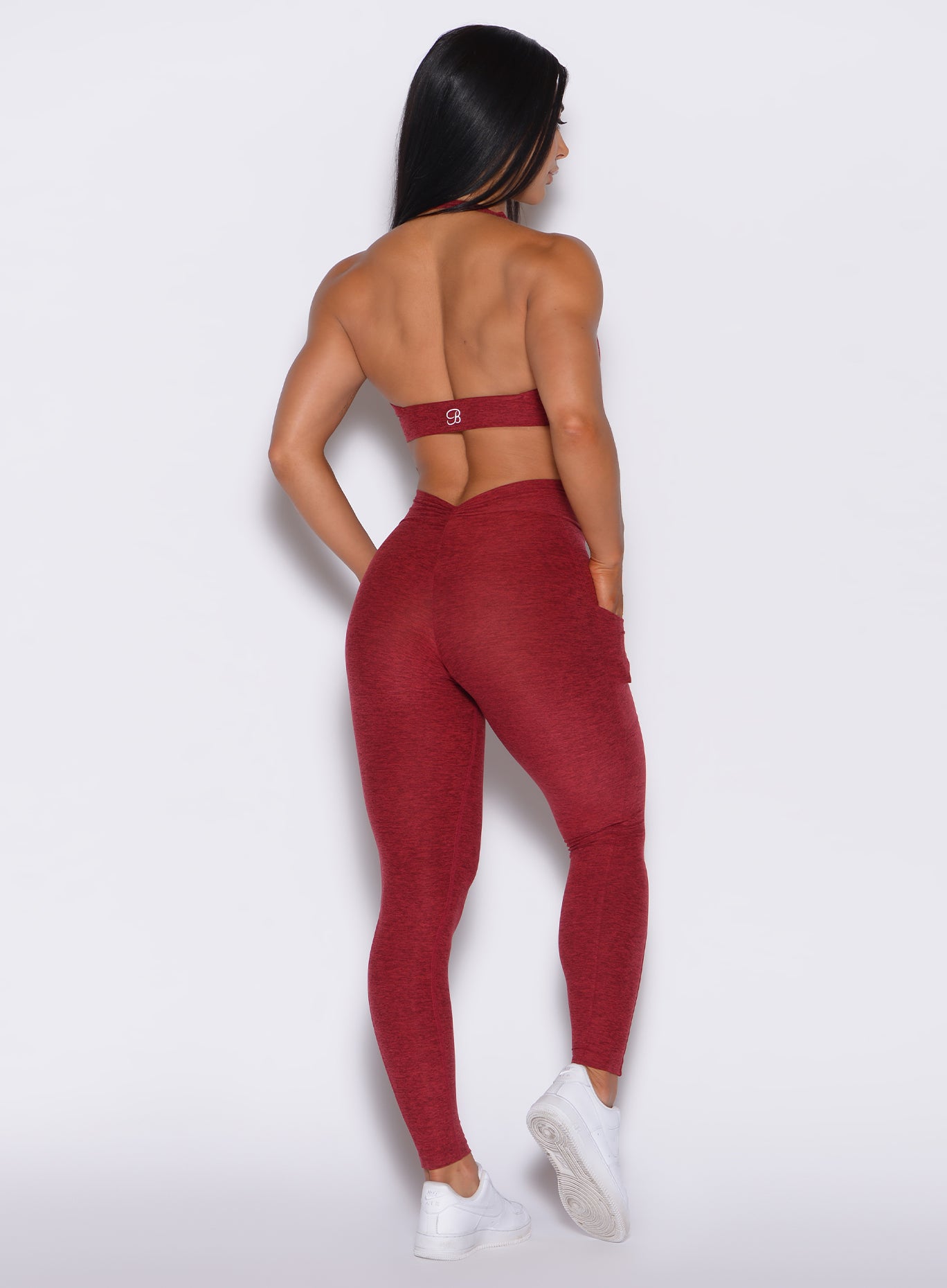 V Back Leggings - Image 7