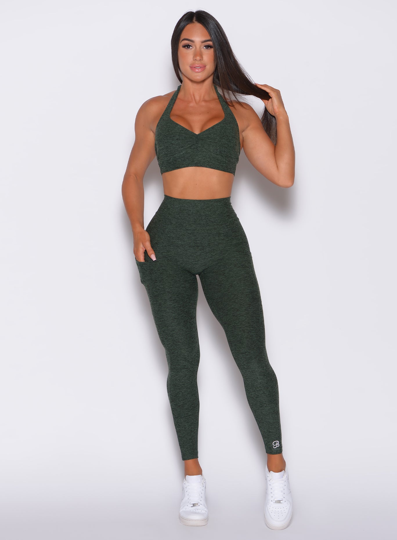 V Back Leggings - Image 6